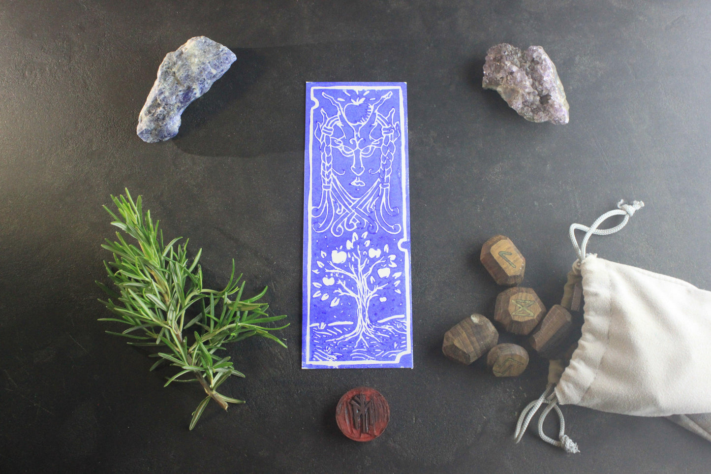 Marque-page Idunn - collection divinité - ScarletWolf