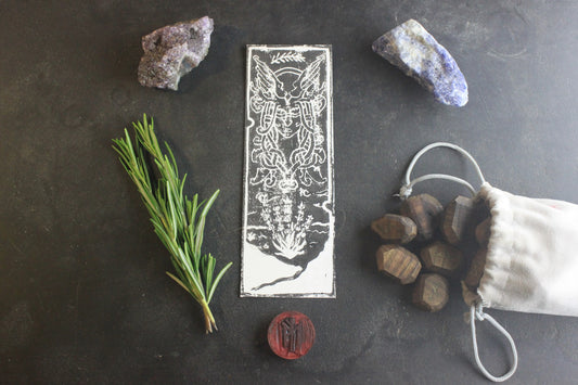 Marque-page Eir - collection Divinités - ScarletWolf