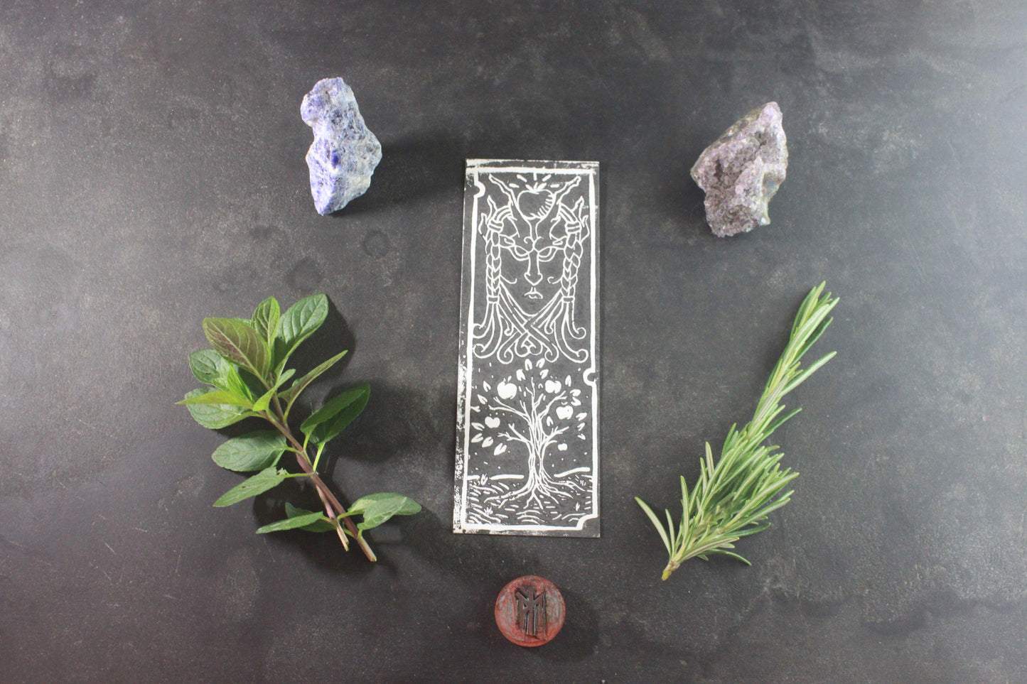 Marque-page Idunn - collection divinité - ScarletWolf