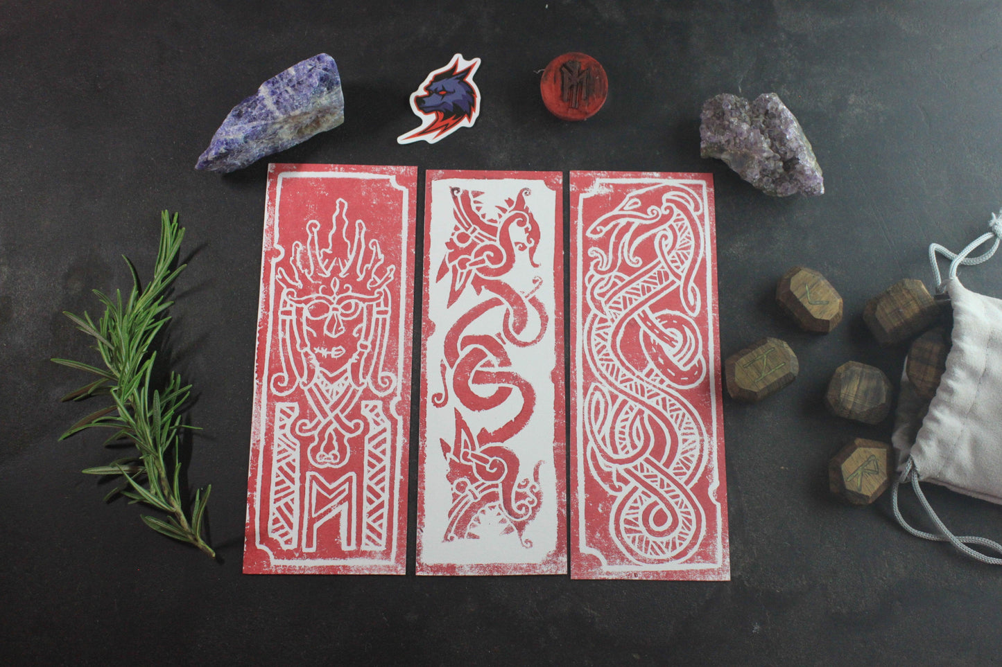 Pack V1 – Enfants de Loki (Fenrir V1, Jörmungandr, Hel) - ScarletWolf